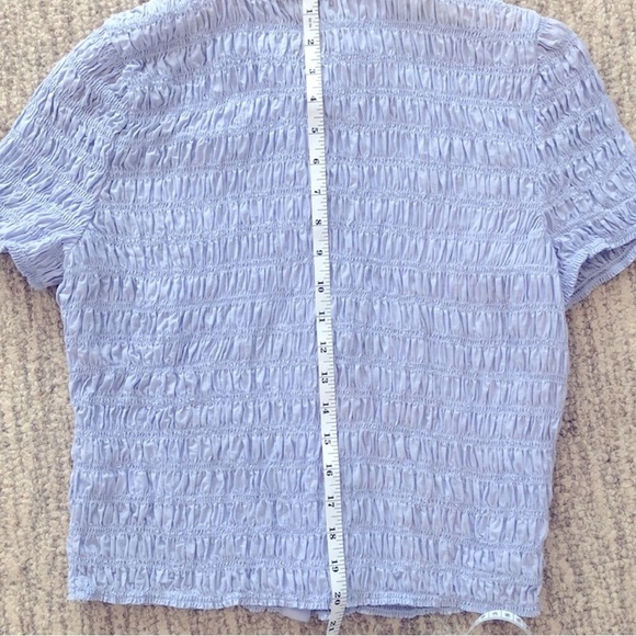 J. Crew Smocked button up shirt - Picture 8 of 9